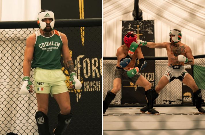 Það styttist í endurkomu Conor McGregor í bardagabúrið
