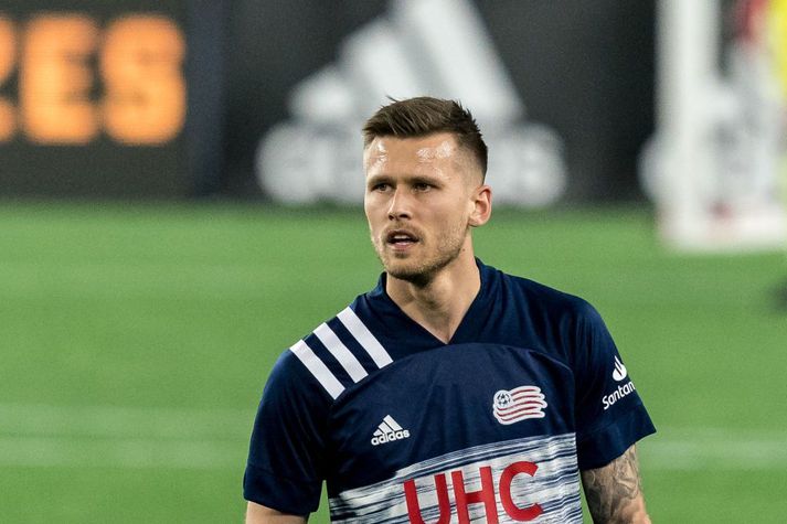 DC United v New England Revolution FOXBOROUGH, MA - APRIL 24: Arnor Traustason #25 of New England Revolution in game portrait during a game between D.C. United and New England Revolution at Gillette Stadium on April 24, 2021 in Foxborough, Massachusetts. (Photo by Andrew Katsampes/ISI Photos/Getty Images) Arnór Ingvi Traustason
