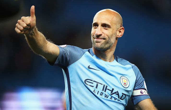 Zabaleta kveður Man. City.