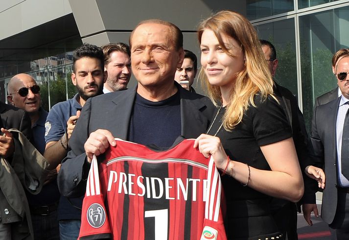 Berlusconi ásamt dóttur sinni, Barböru.