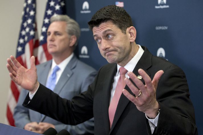 Paul Ryan, leiðtogi þingmanna Repúblikana.