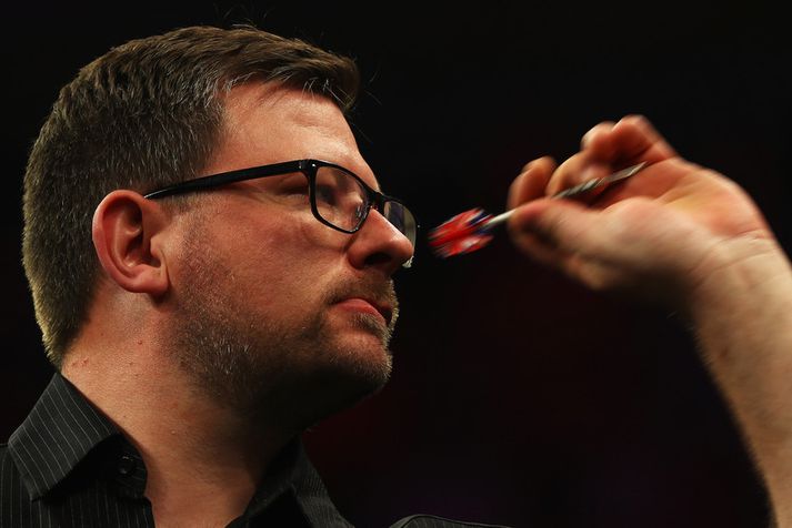 James Wade var flottur á móti heimsmeistaranum.