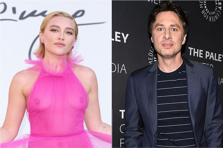 Florence Pugh og Zack Braff eru hætt saman eftir þriggja ára samband.