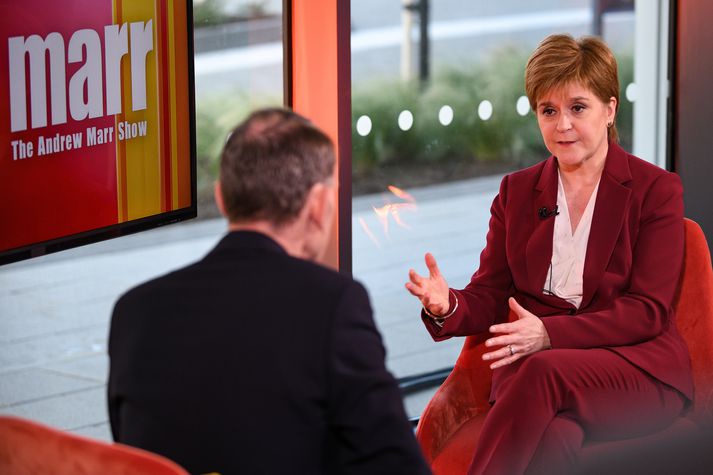 Sturgeon ræddi við Andrew Marr hjá BBC One.