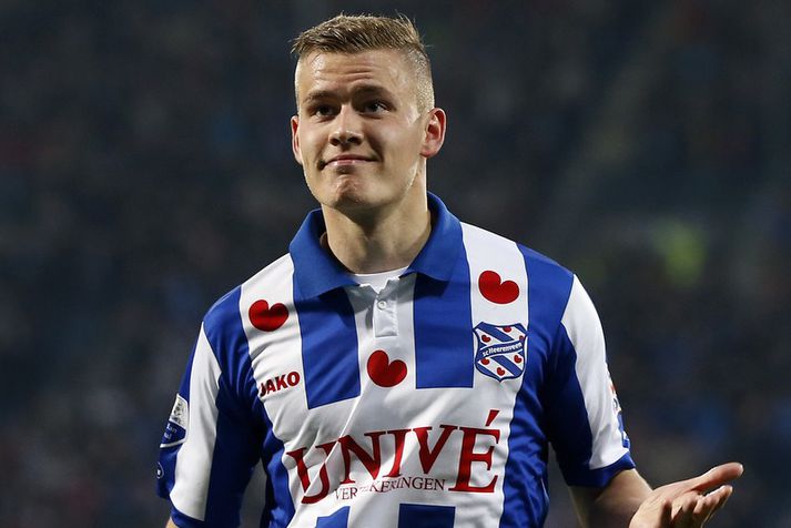 Alfreð Finnbogson mætir Malaga á heimavelli í kvöld.