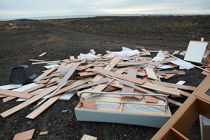 Drasl á víðivangi.