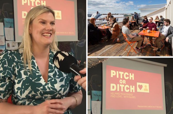 Írena Pálsdóttir er ein þeirra sem stendur fyrir viðburðinum Pitch or Ditch þar sem verða sýnda glærukynningar á einhleypu fólki.