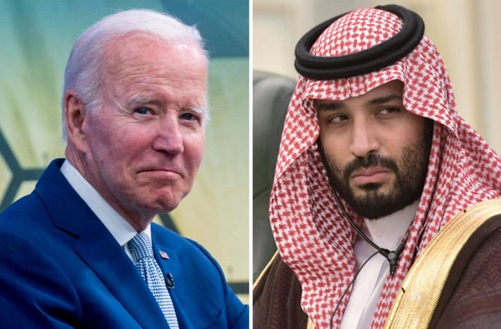 Biden hefur ekki vandað ráðamönnum Sádi Arabíu kveðjurnar en nú kæmi sér vel að þeir ykju olíuframleiðslu sína.