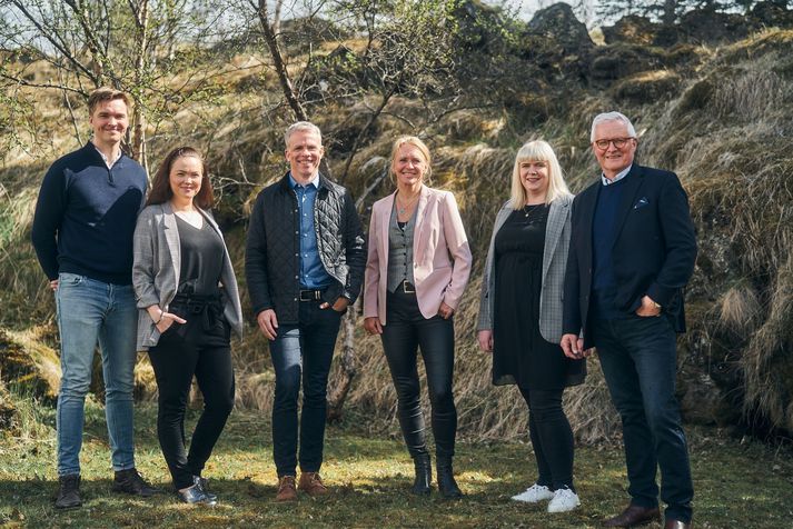 Rafn Helgason, Ástrós Rut Sigurðardóttir, Sigmar Guðmundsson, Þorgerður Katrín Gunnarsdóttir, Elín Anna Gísladóttir og Thomas Möller.