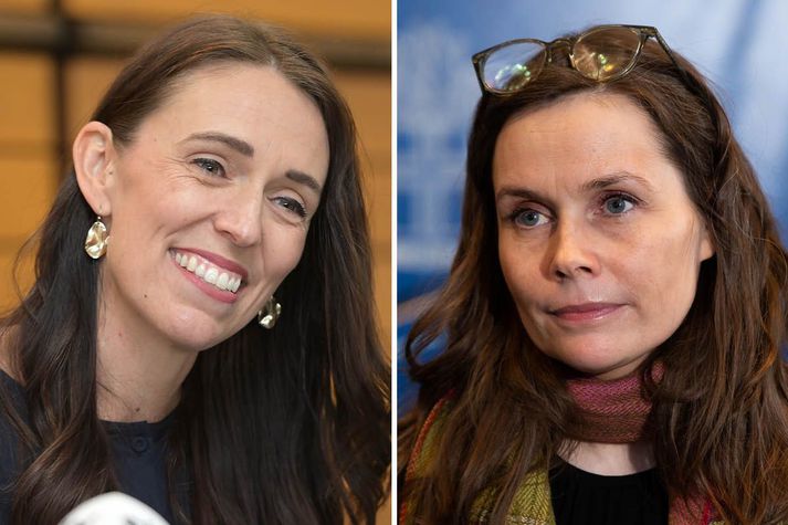 Katrín Jakobsdóttir segir Jacindu Ardern sjarmerandi og öflugan leiðtoga. Það sé sjónvarsviftir að henni úr hópi ekki allt of margra kvenleiðtoga í heiminum.