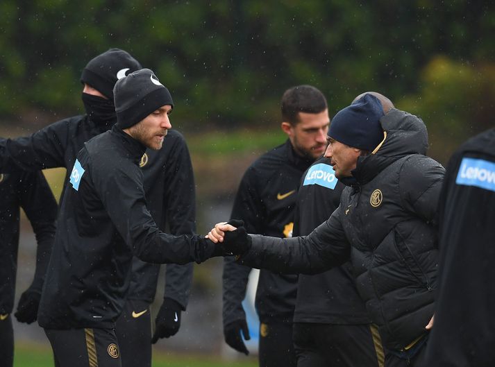 Antonio Conte fékk Eriksen til Inter frá Tottenham á sínum tíma.