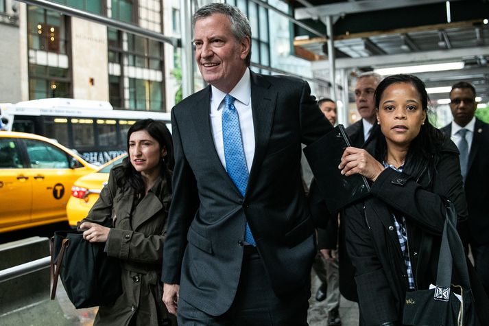 Bill de Blasio, borgarstjóri New York.