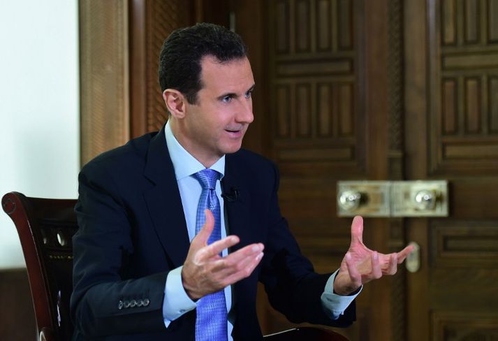 Bashar al-Assad Sýrlandsforseti.