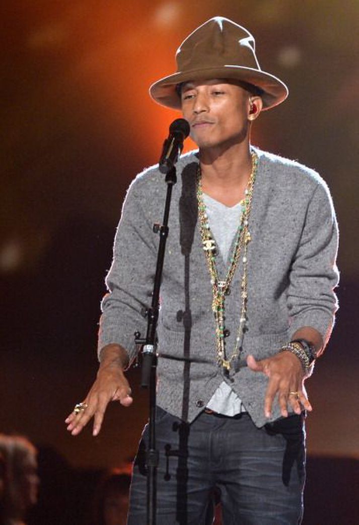 Pharrell Williams skemmtir á Óskarnum