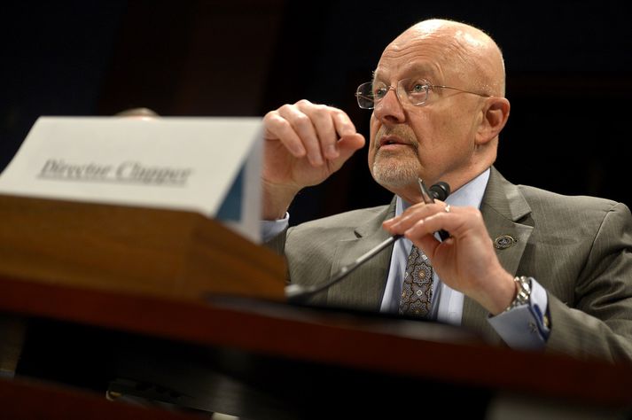 James Clapper, var yfirmaður njósnamála þar til í janúar 2017, þegar Donald Trump tók við völdum.