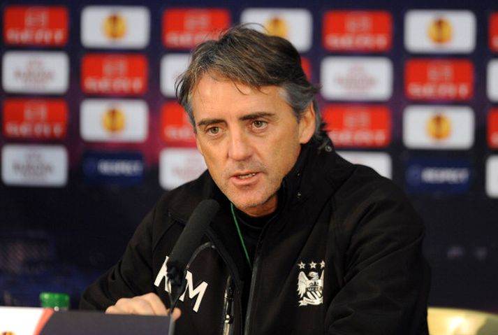 Roberto Mancini knattspyrnustjóri Manchester City