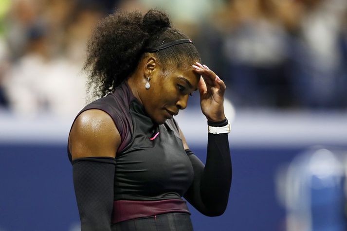 Serena fann sig ekki og var sár.