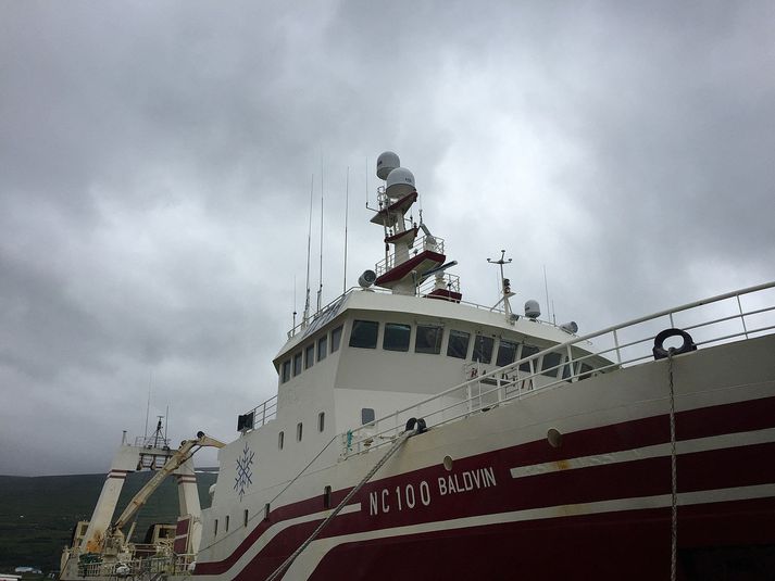 Togari Samherja við festar í Akureyrarhöfn.
