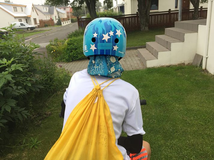 VÍS varar við sundpokum sem geta þrengt að öndunarvegi barna.