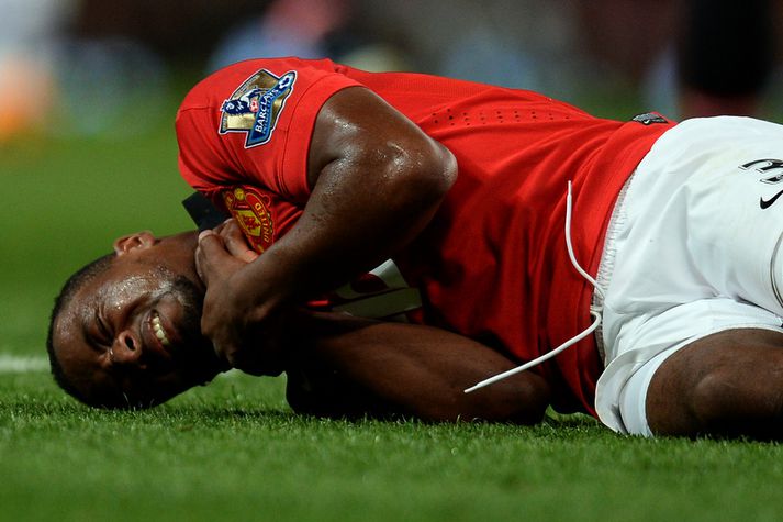 Patrice Evra, fyrirliði Manchester United.