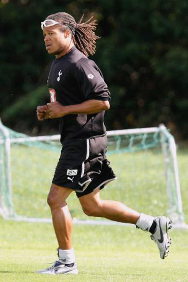 Edgar Davids á æfingu.