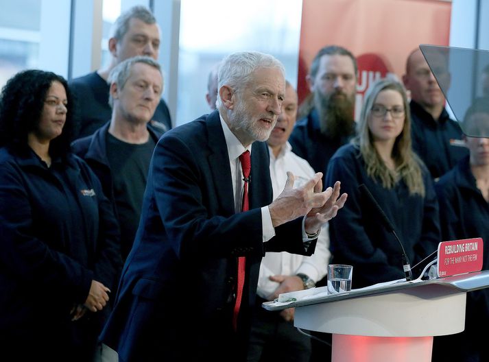 Jeremy Corbyn, leiðtogi Verkamannaflokksins.