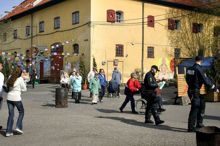 Kristjanía í Kaupmannahöfn hefur lengi verið umdeilt.