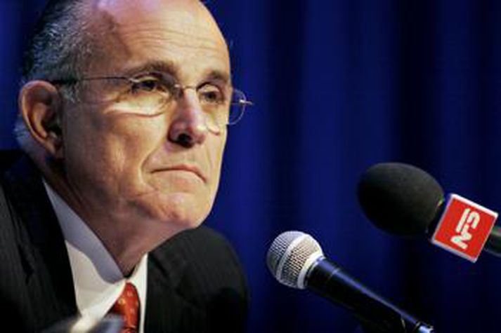 Rudy Giuliani, fyrrum borgarstjóri New York borgar.
