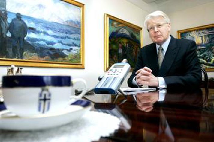 Ólafur Ragnar Grímsson, forseti Íslands, kynnir alþjóðlegt samráðsþing um loftslagsbreytingar
