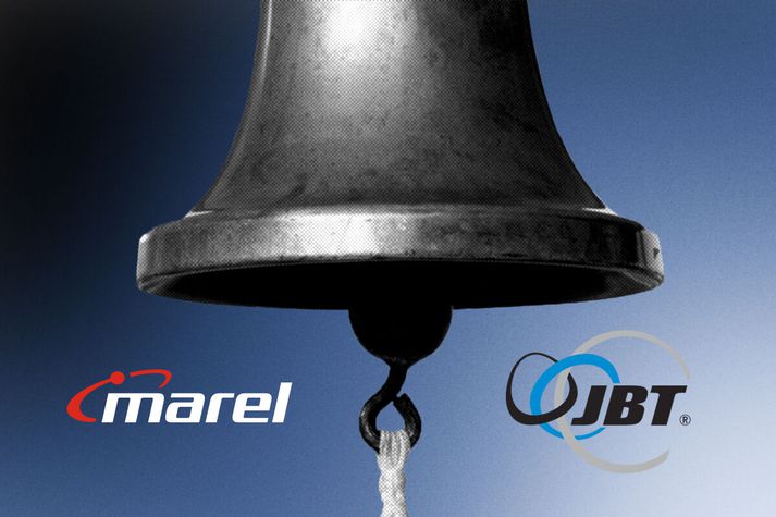 Frá því að risasamruni JBT og Marels gekk í gegn snemma árs 2025 hefur hlutabréfaverð sameinaðs félag hækkað um liðlega fjórðung á markaði vestanhafs. Markaðsvirðið er í dag rétt undir þúsund milljarðar króna.