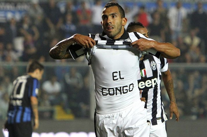 Carlos Tévez leikur með Juventus.