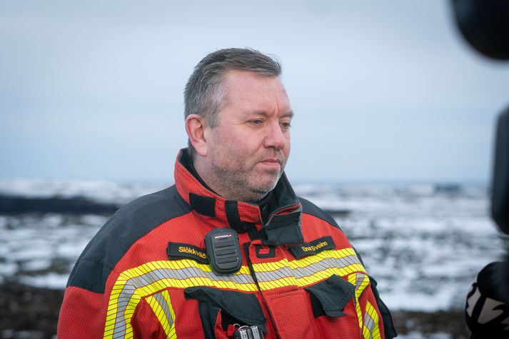 Einar Sveinn Jónsson er slökkviliðsstjóri í Grindavík.