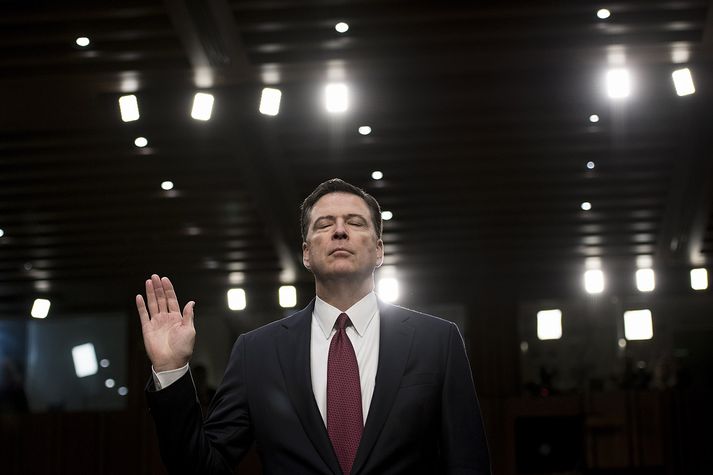 James Comey, fyrrverandi yfirmaður Alríkislögreglu Bandaríkjanna, hefur tjáð sig um minnisblaðið umdeilda.