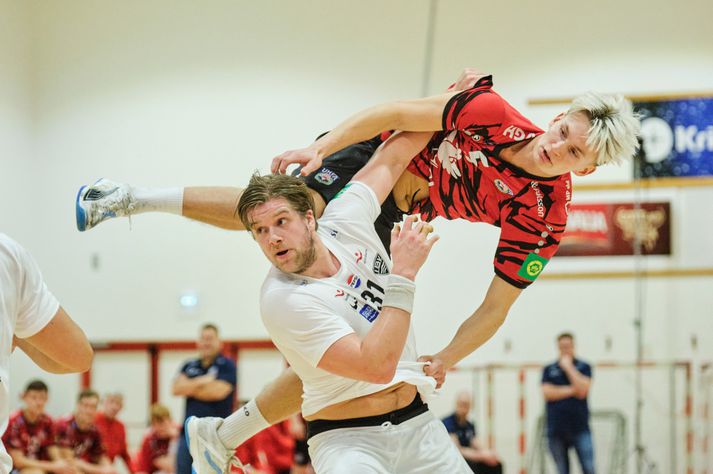 Afturelding gerði sig líklegt til sigurs undir lok leiks en ÍBV stöðvaði áhlaupið.