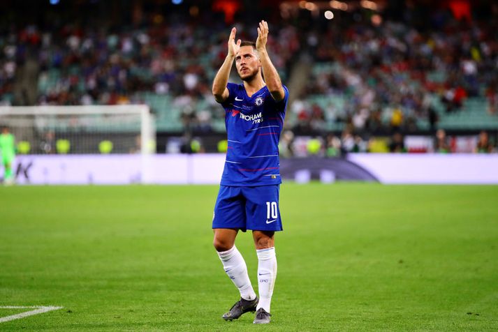 Eden Hazard kvaddi Chelsea með titli í vor