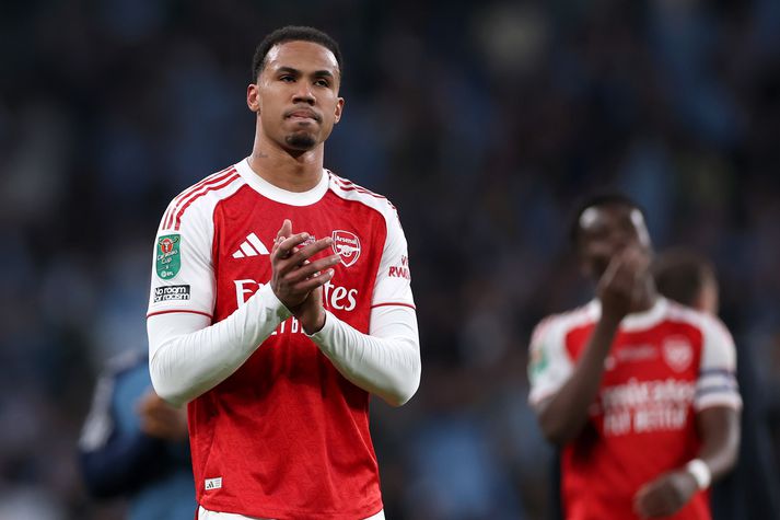 Gabriel meiddist í tapinu á móti Manchester City á Wembley og verður ekki með brasilíska landsliðinu í þessum glugga.