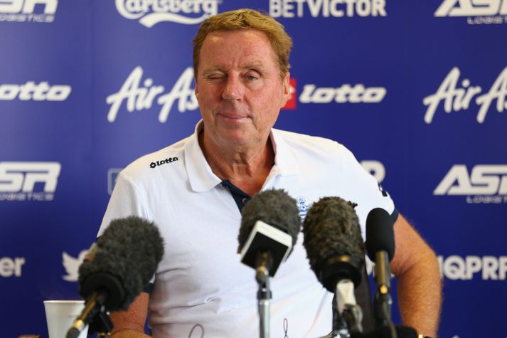 Redknapp á blaðamannafundi í dag.
