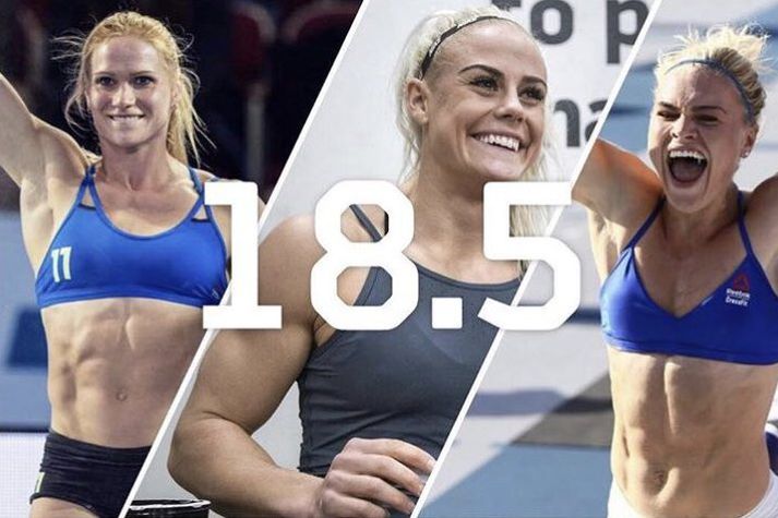 Anníe Mist Þórisdóttir, Katrín Tanja Davíðsdóttir og Ragnheiður Sara Sigmundsdóttir.