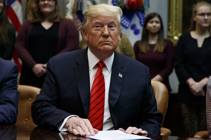 Donald Trump, forseti Bandaríkjanna.