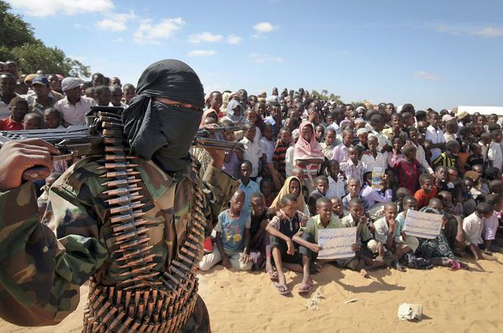 Sex meðlimir öfgahreyfingarinnar voru drepnir í loftárás Bandaríkjahers á mánudag. 
