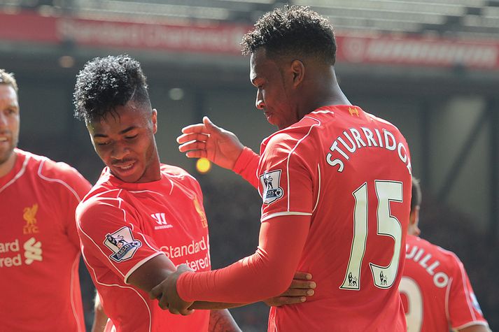 Daniel Sturridge og Raheem Sterling.