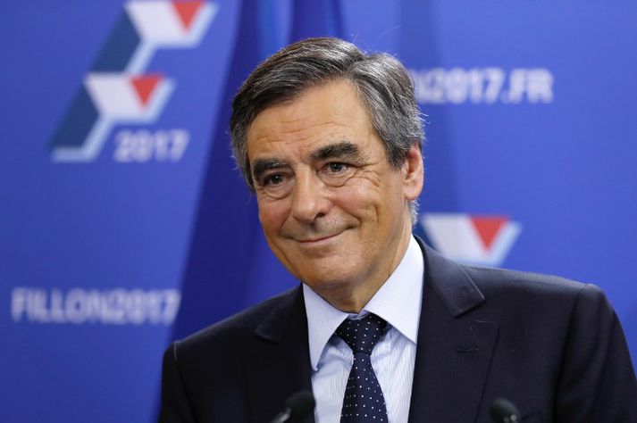 Francois Fillon verður forsetaefni franska Repúblikanaflokksins í forsetakosningunum næsta vor.