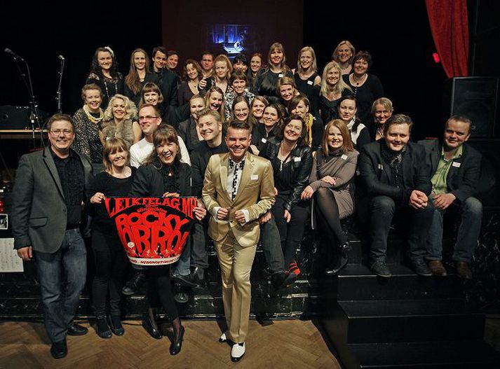 Rocky Horror hópurinn kom saman í tilefni þess að tuttugu ár voru liðin frá sýningunni í MH.
