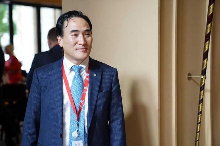 Kim Jong-yang, nýkjörinn forseti Interpol.