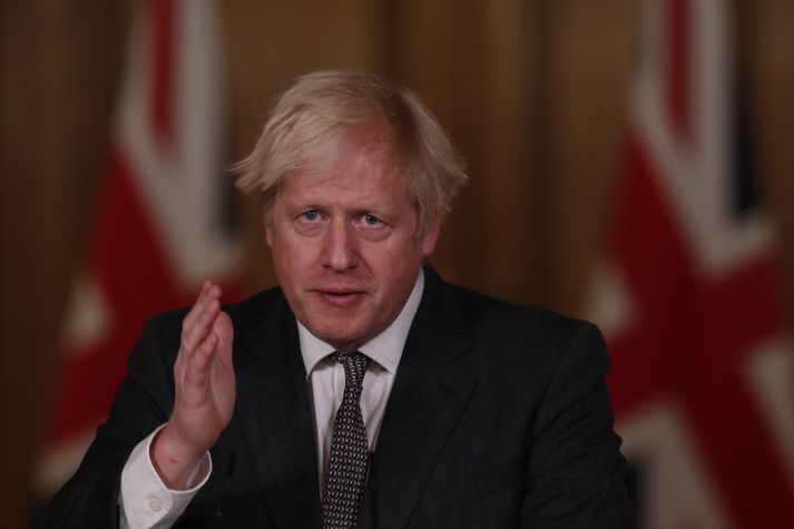 Boris Johnson, forsætisráðherra Bretlands, var skýr í afstöðu sinni gagnvart ofurdeild Evrópu.