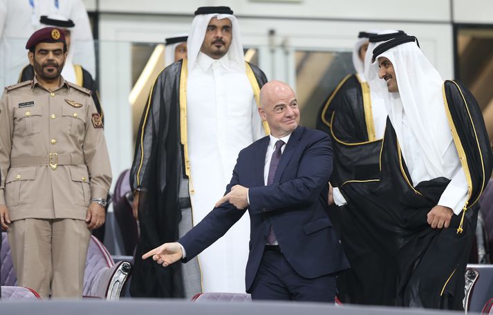 Infantino er forseti FIFA.