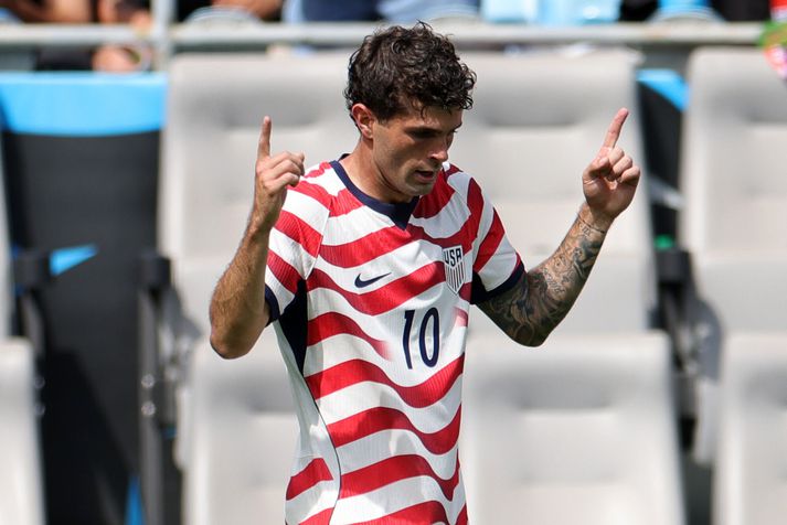 Christian Pulisic er stærsta stjarna bandaríska landsliðsins en hann er þó ekki talinn vera í hópi hundrað bestu fótboltamanna heims.