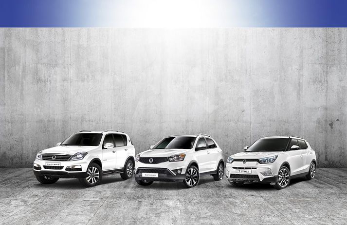 SsangYong Rexton, Korando og Tivoli .