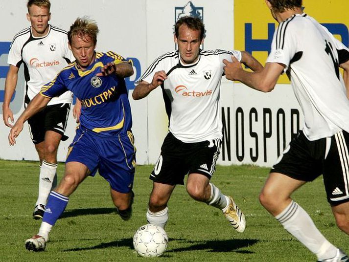 Úr leik FH og BATE árið 2007. Mynd/Daníel
