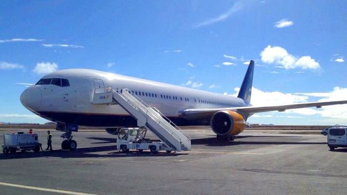 Icelandair fékk í gær sína fyrstu Boeing 767-vél.